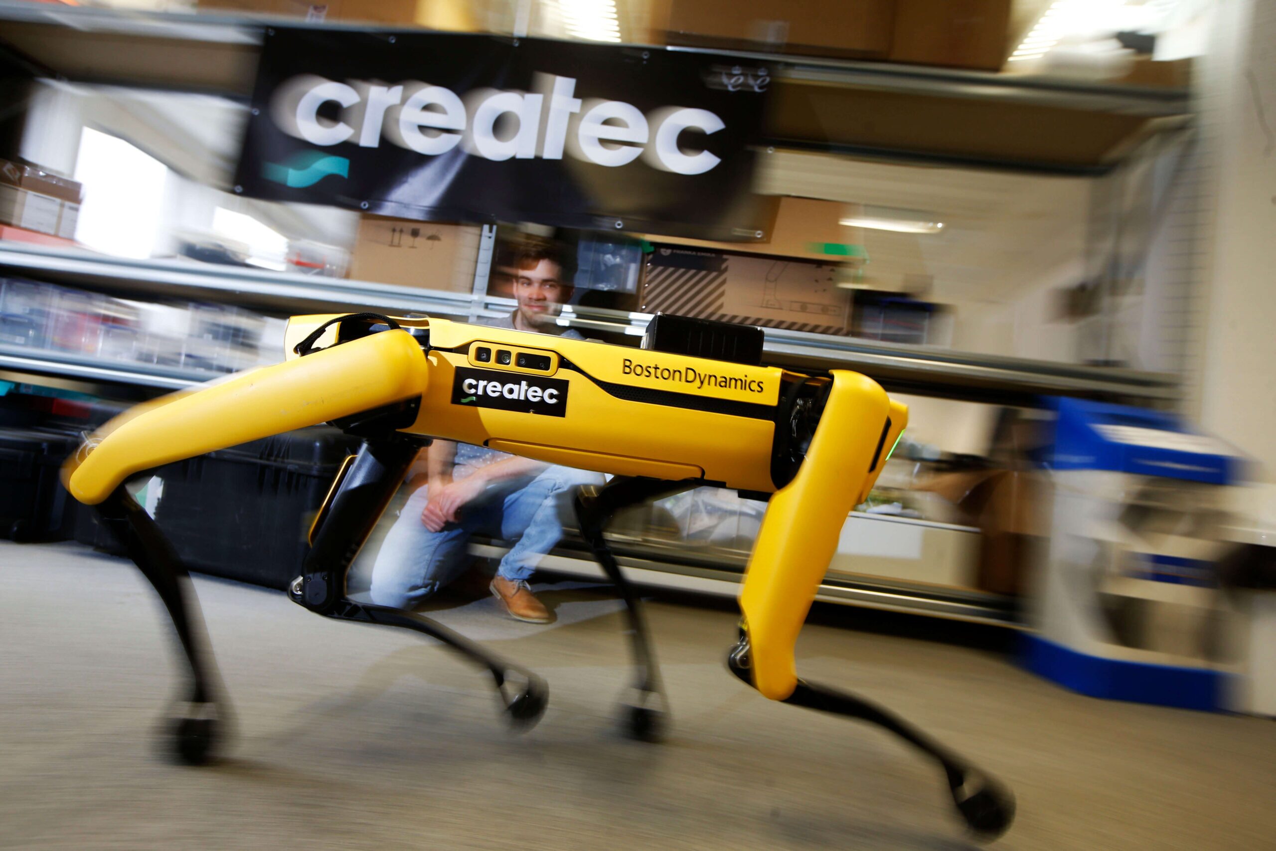 Createc robot at the Oxford Centre for Innovation